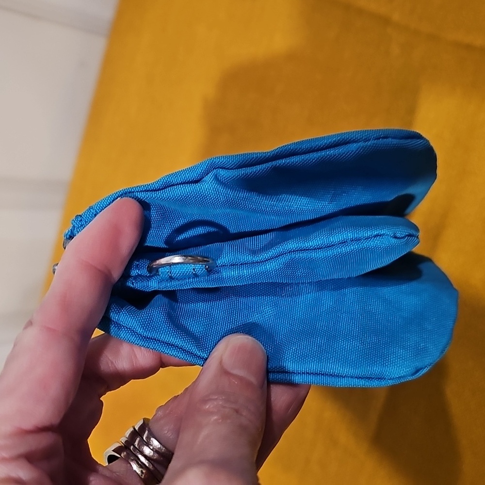 Kipling Creativity L Large Accessory Pouch Polyamide In Deep Sky EUC - Picture 4 of 11